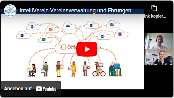 YouTube-Video IntelliVerein Vereinsverwaltung und Ehrungen