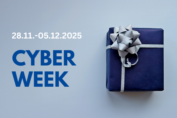 10% Rabatt zur Cyber Week 10% Rabatt zur Cyber Week